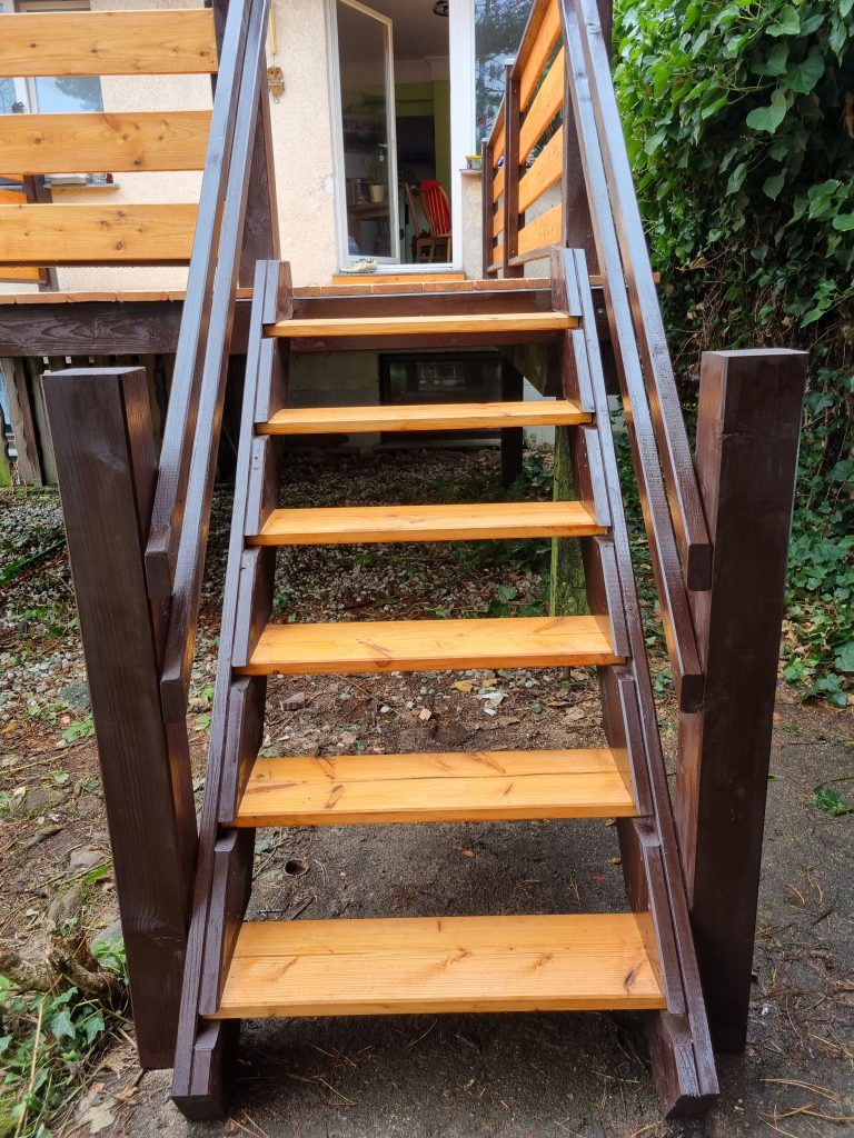 Treppe zur Hochterrasse